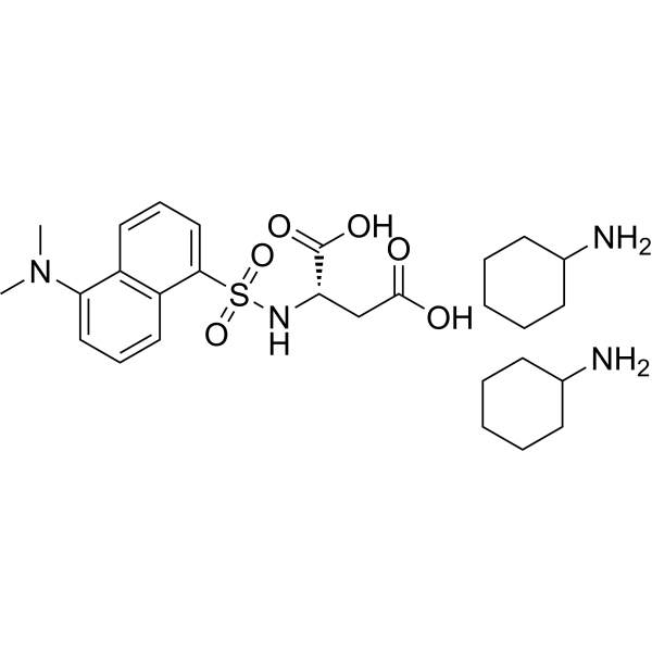 Dansyl-L-aspartic acid dicyclohexylammonium 53332-29-9